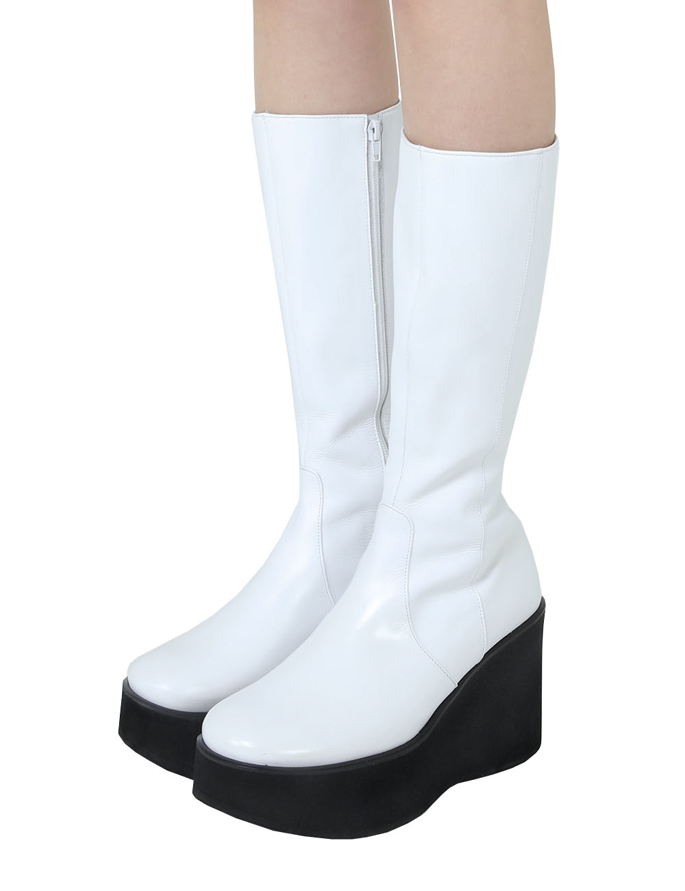 MIDDLE BOOTS WHITE